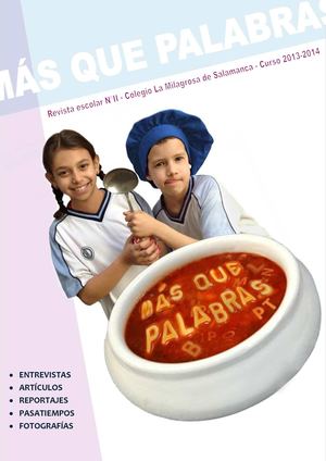 Nº II Más que palabras - Revista escolar del Colegio La Milagrosa (Salamanca)