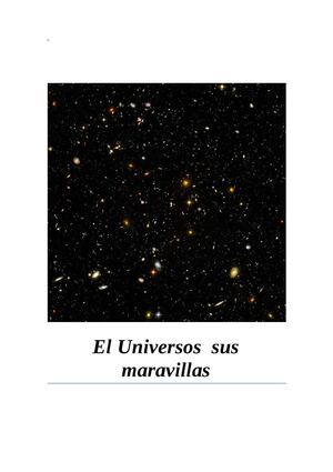 el universo y sus maravillas