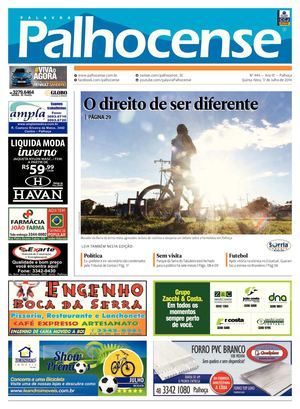 Jornal Palavra Palhocense - Edição 444