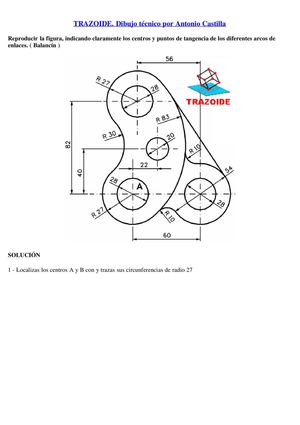 enlces y tangencias de circunferencias http://trazoide.com/enlaces_y_tangencias.html