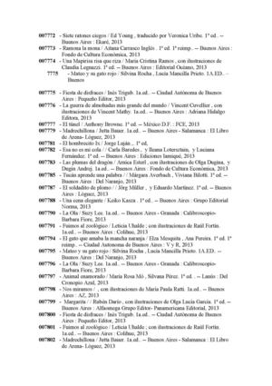 Catalogo de libros album