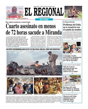 El Regional del Zulia 18-07-2014