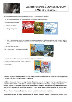 Les différentes images du loup dans la littérature jeunesse...