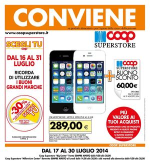 Volantino Coop Iper Trentino 17-30 luglio