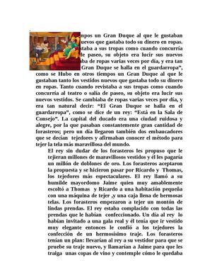 el traje del emperador