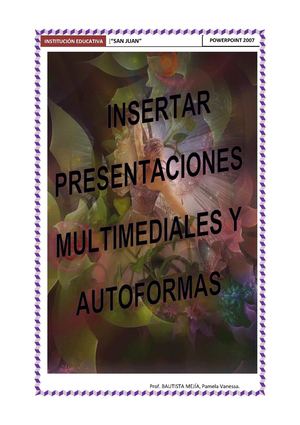 INSERTAR VIDEO Y FORMAS EN POWERPOINT