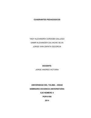 CUADRANTES PEDAGOGICOS