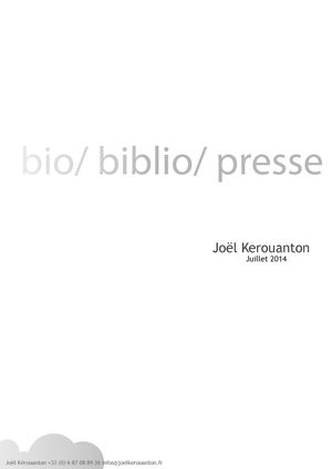 joël kérouanton / bio-biblio-presse