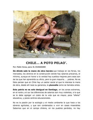 CHILE A POTO PELAO