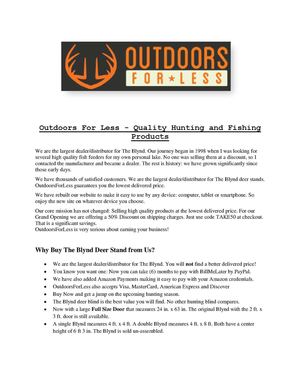 Outdoors For Less - Fishing Products at the Lowest Delivered Price