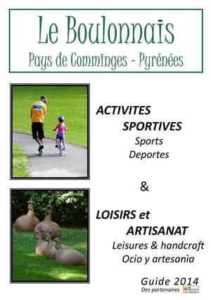 Sport, loisirs et artisanat - Pays du Boulonnais en Comminges