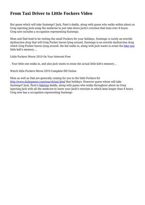 From Taxi Driver to Little Fockers Video