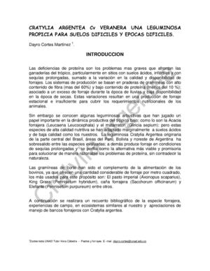 reproducción de semillas cratylia argéntea en Colombia