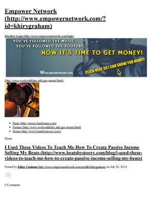How I Used These Videos To Create Passive Income Selling Beats