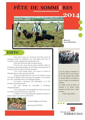 Programme fête votive