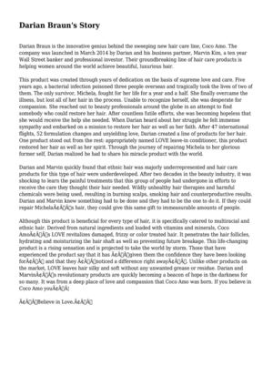 Darian Braun's Story