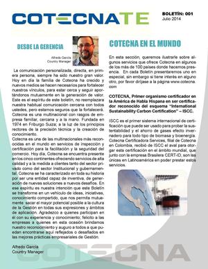 COTECNATE - Boletín 001