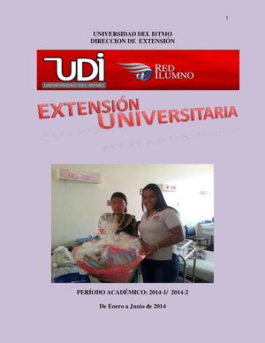 Informe de Extension UDI-1-2014