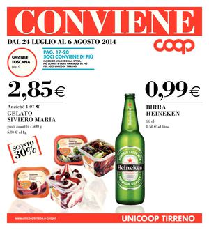 Volantino Coop Lazio 24lug-6ago 