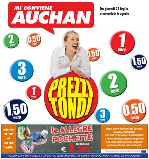 Volantino Auchan Calabria 24lug-6ago 