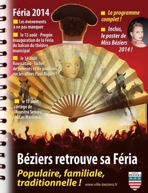 Programme Feria de Béziers 2014