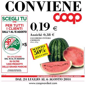 Volantino Coop Emilia Romagna Nord Est 24lug-6ago 