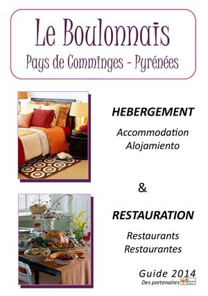 Hébergements et restauration - Pays du boulonnais en Comminges