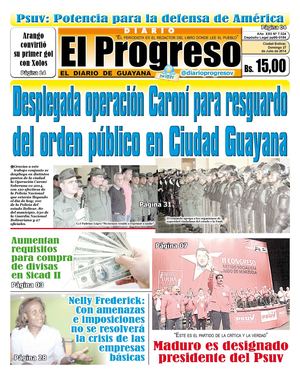 DIARIO EL PROGRESO EDICIÓN DIGITAL 27-07-2014