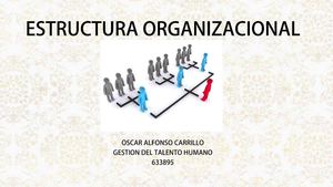 estructura organizacional