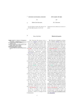 El extraño caso del Dr. Jekyll y Mr. Hyde, Robert Louis Stevenson
