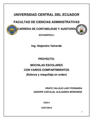 Proyecto Mochila Innovadora, Oñate y Quishpe CA 3-4