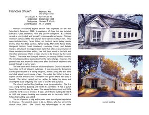 Francois Church Malvern, AR