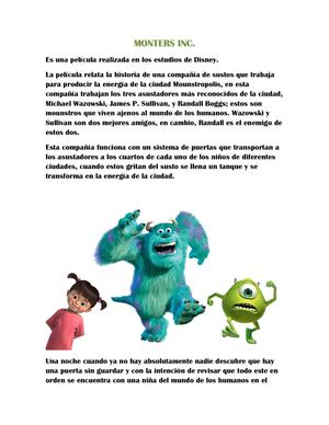 MONSTERS INC.
