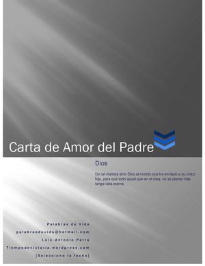 carta de un  padre a su hijo