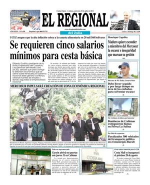 El Regional del Zulia 30-07-2014