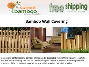 Bamboo Wall Covering