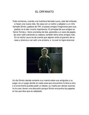 EL ORFANATO.