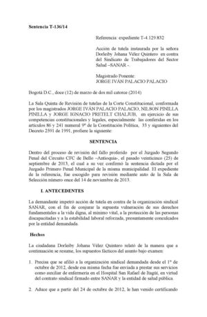 T-136-14 CONTRATO SINDICAL