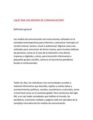 medios de comunicacion