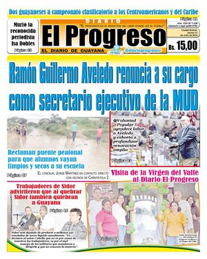 DIARIO EL PROGRESO EDICIÓN DIGITAL 31-07-2014