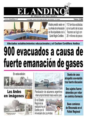 Diario El Andino - Jueves 31 de Julio de 2014