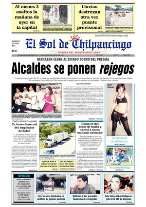 El Sol de Chilpancingo 31 Julio 2014