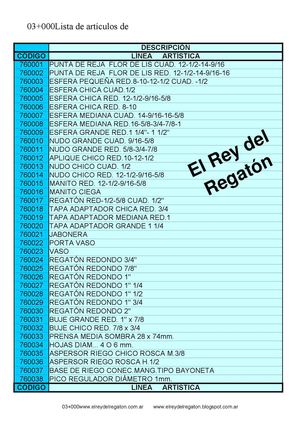 ARTÍCULOS EL REY DEL REGATÓN