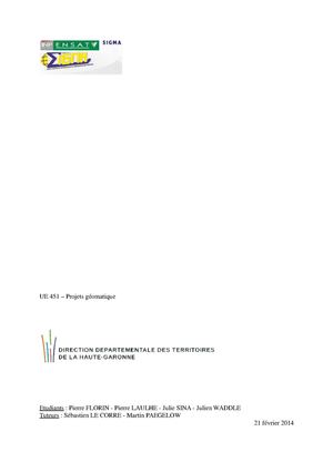 modélisation et impact des crues en Haute-Garonne