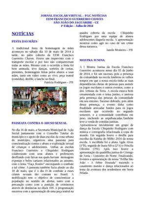 Jornal Virtual FGC Notícias