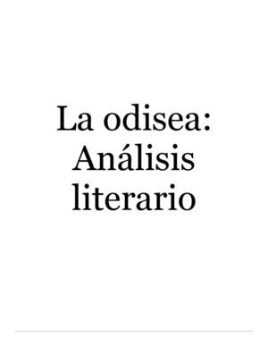 La Odisea