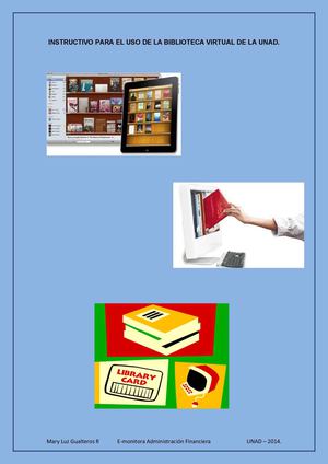 Instructivo Biblioteca Virtual Unad