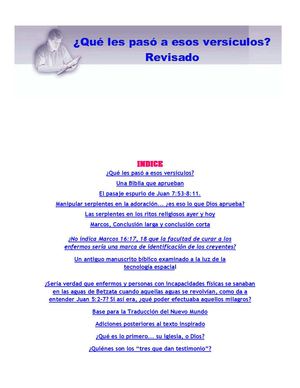QUE LE PASO A ESOS VERSICULOS DE LA BIBLIA