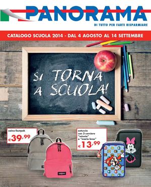 Volantino Panorama Scuola 4agosto-14settembre