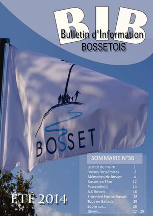 BIB Bulletin Municipal Bossetois N°36